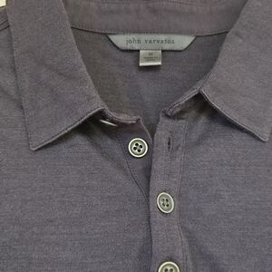 John Varvatos Collection Men's Polo in Deep Purple